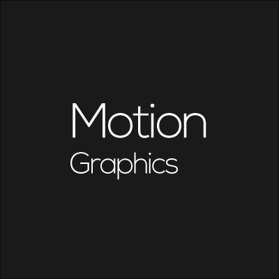 Motion Graphics